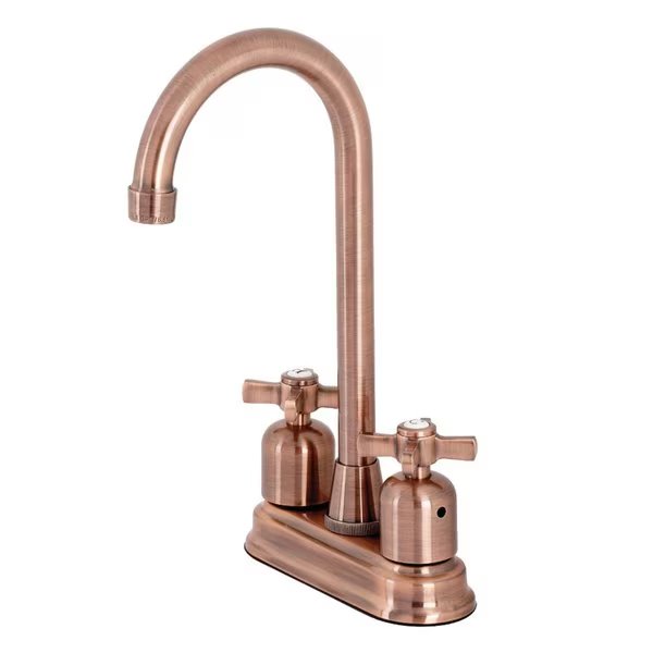 KB849ZXAC Millennium Bar Faucet, Antique Copper, Kingston Brass, Mfr#: KB849ZXAC
